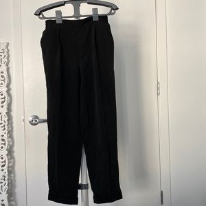 Black chino pants
